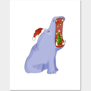 I want a hippopotamus for christmas Posters and Art